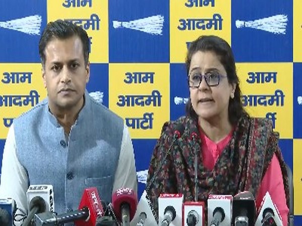 Aam Aadmi Party leaders Priyanka Kakkar and Jasmine Shah  (Photo/ANI)