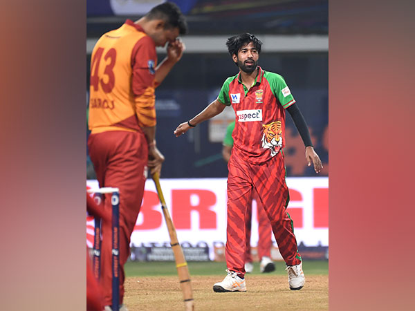 Player of  Tiigers of Kolkata in action (Photo: ISPL)