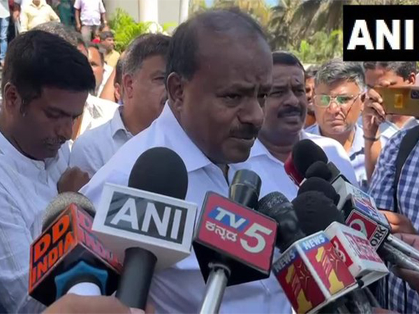 Union Minister of Heavy Industries and former Karnataka Chief Minister, HD Kumaraswamy (Photo/ANI)
