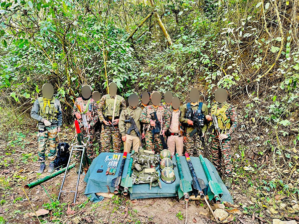 Security forces recover arms and ammunition (Photo: Indian Army)