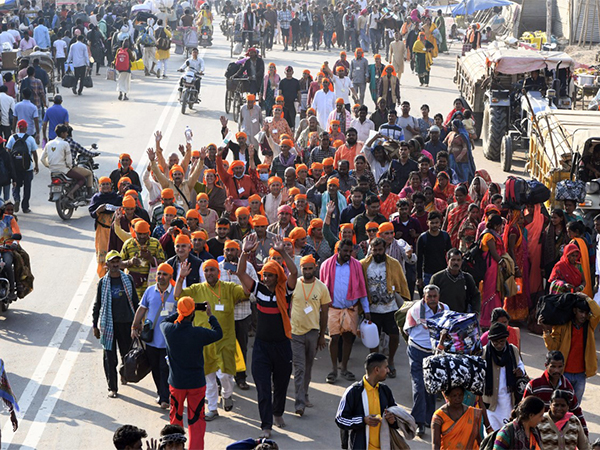 Devotees at MahaKumbh (File Photo/ANI)