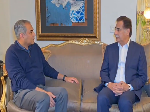 Pakistan's Interior Minister Mohsin Naqvi (left), National Assembly Speaker Sardar Ayaz Sadiq (Image Credit: X/@MohsinnaqviC42)