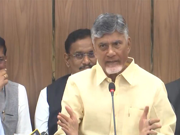 Andhra Pradesh Chief Minister N. Chandrababu Naidu (Photo/ANI)
