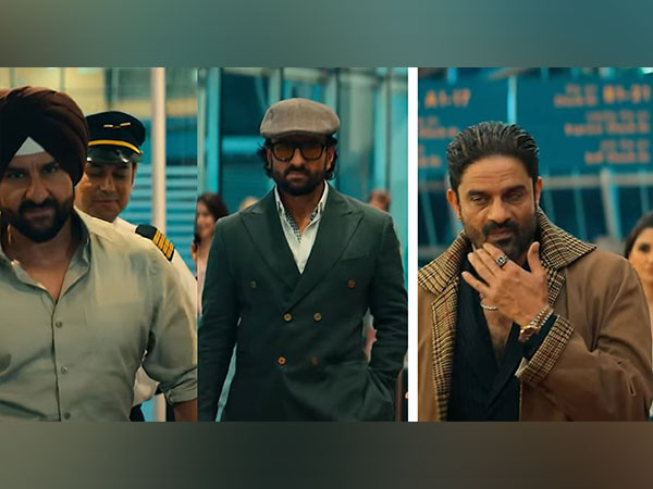 Looks of actors Saif Ali Khan and Jaideep from Jewel Thief (Image source: Netflix)