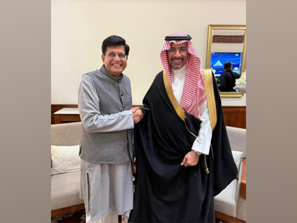 Union Minister and BJP leader Piyush Goyal with Bandar bin Ibrahim Alkhorayef, Minister of Industry and Mineral Resources, Saudi Arabia (Image: X@PiyushGoyal)