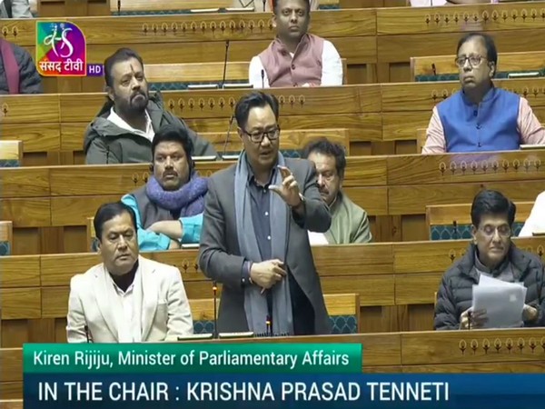 Parliamentary Affairs Minister Kiren Rijiju  (Photo/ANI)