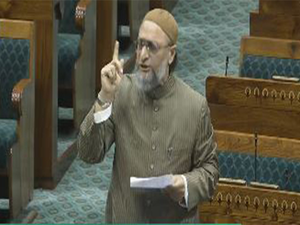 AIMIM Chief Asaduddin Owaisi (Source-Sansad TV) 