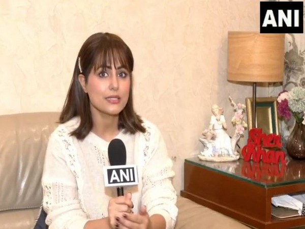 Actor Hina Khan (Photo/ANI)