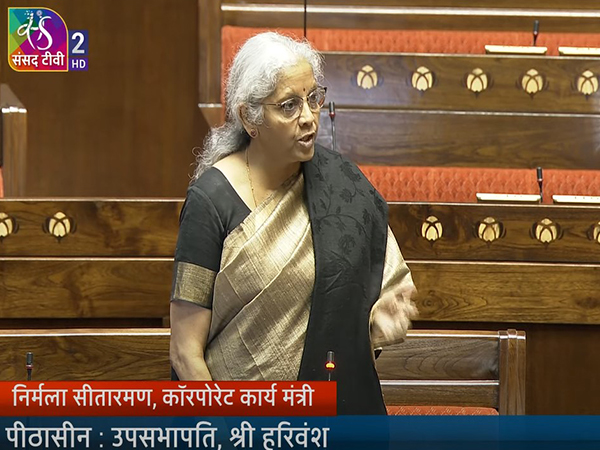 Finance Minister Nirmala Sitharaman (Image: Sansad TV)
