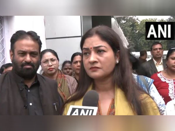 Congress candidate from the Kalkaji assembly seat Alka Lamba  (Photo/ANI)
