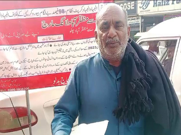 Pakistan-Occupied Jammu and Kashmir (PoJK) resident Mahmood (Photo/ANI)