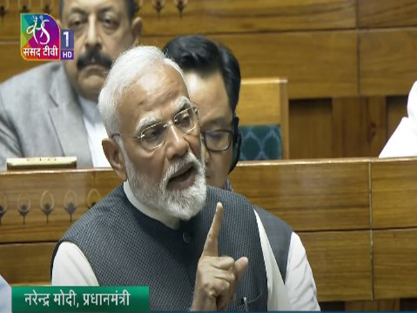 Prime Minister Narendra Modi in Parliament (Photo/ANI)