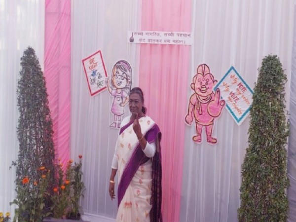 President Droupadi Murmu (Photo/ANI)