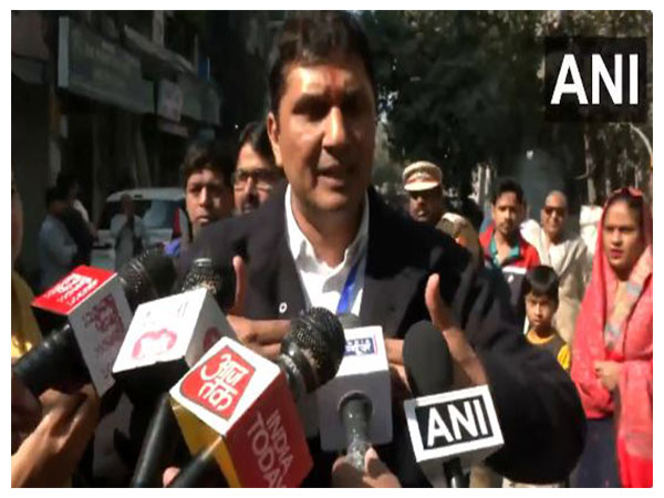 Aam Aadmi Party (AAP) candidate for the Greater Kailash Assembly seat, Saurabh Bharadwaj (Photo/ANI)