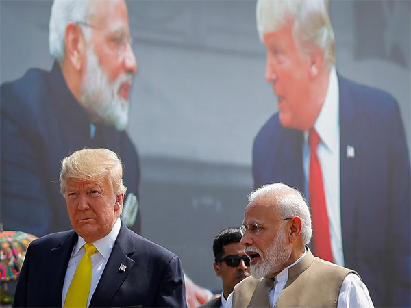 US President Donald Trump with Prime Minister Narendra Modi (Image/Reuters)