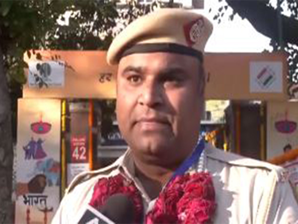 Constable and independent candidate from New Delhi constituency Pankaj (Photo/ANI)