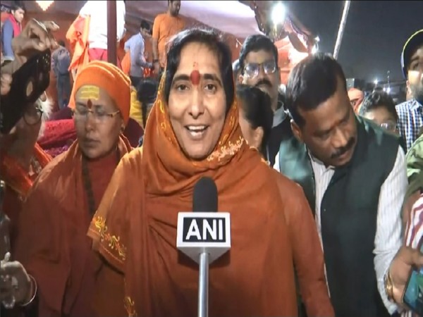 Spiritual leader  Sadhvi Rithambhara (Photo/ANI)