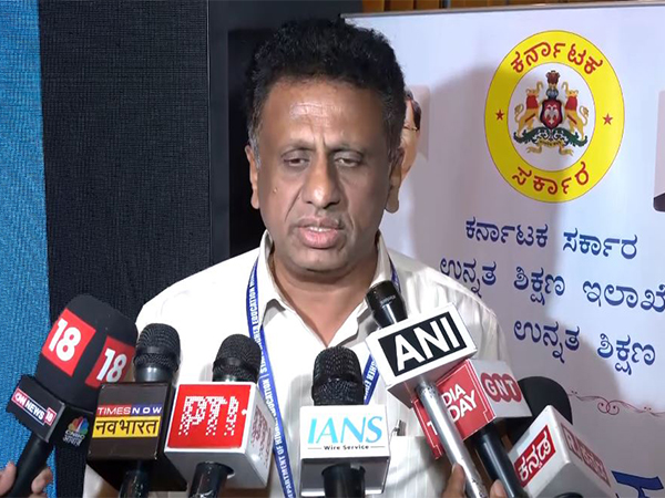 Karnataka Higher Education Minister MC Sudhakar (Photo/ANI)