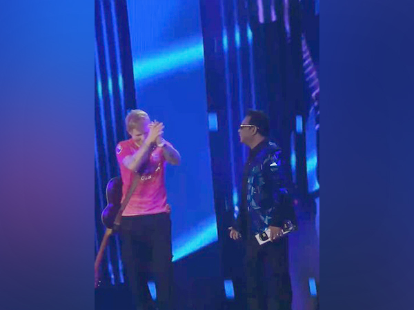 AR Rahman and Ed Sheeran  (Image source: Concert team)