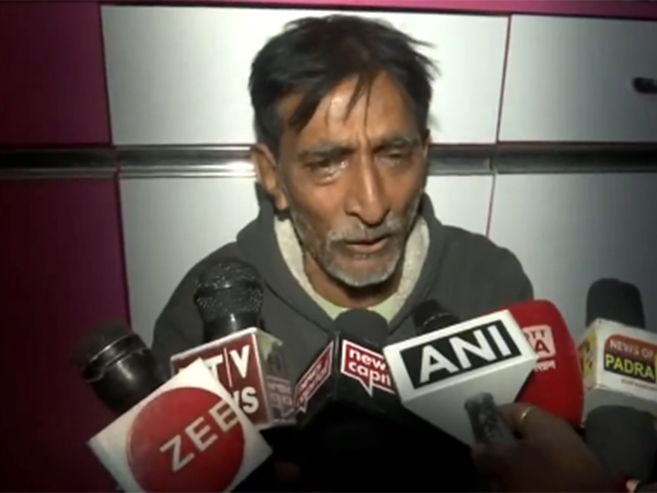 A family member of one of the Indian citizens deported from US (Photo/ANI)