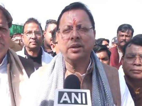 Uttarakhand Chief Minister Pushkar Singh Dhami. (Photo- ANI)