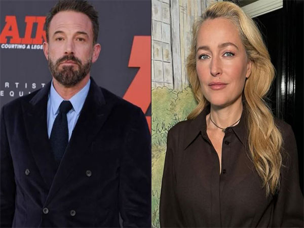 Ben Affleck, Gillian Anderson (Photo/Instagram/@gilliana)