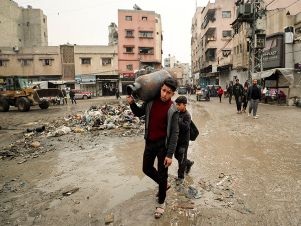 Visual from the Gaza Strip (Photo: Reuters)