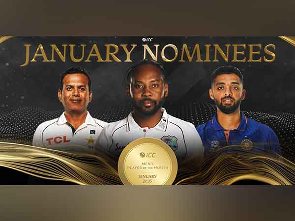 Noman Ali, Jomel Warrican, and Varun Chakravarthy. (Picture: ICC)