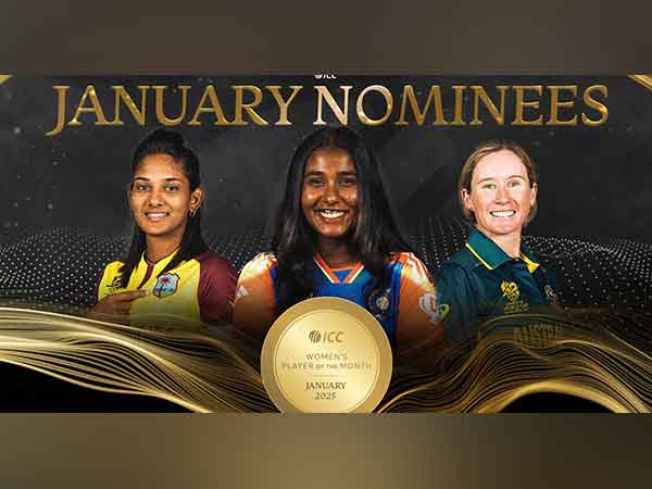  January's ICC Women’s Player of the Month 2025 Nominees (Photo: ICC)