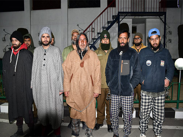 5 drug peddlers booked under PIT NDPS Act in Srinagar (Photo/ANI)