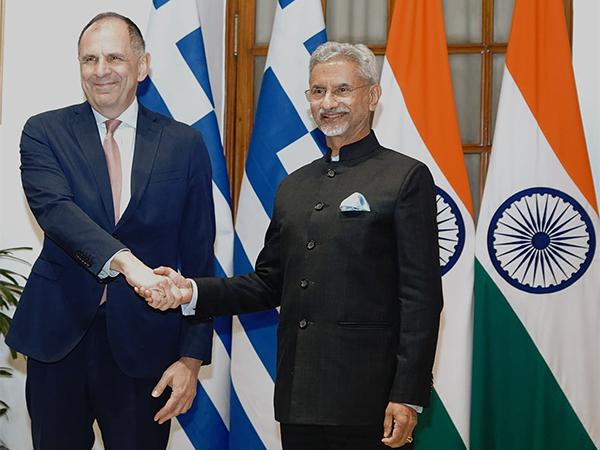 EAM Jaishankar with Foreign Minister of Greece, George Gerapetritis (Photo/X@DrSJaishankar)