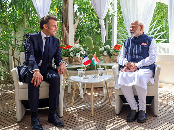 Prime Minister Narendra Modi and French President Emmanuel Macron (File Photo/ANI)