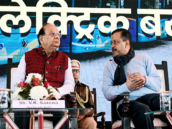 Delhi LG VK Saxena and former CM Arvind Kejriwal (File Photo/ANI) 