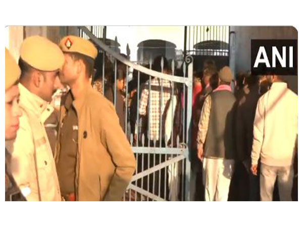 Visual from a counting centre in Milkipur constituency (Photo/ANI)