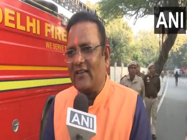 BJP candidate from the Patel Nagar seat, Raaj Kumar Anand (Photo/ANI)