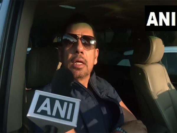 Robert Vadra speaking to ANI (Photo/ANI)