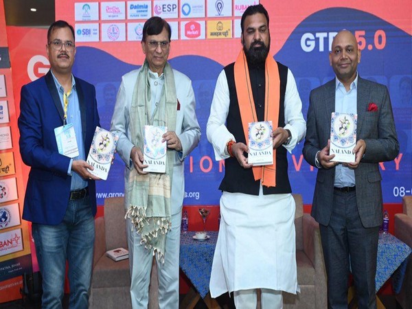 Bihar’s Deputy CM Samrat Chaudhary launches author-diplomat Abhay K’s new book 'Nalanda:How it Changed the World'  (Photo/ANI)