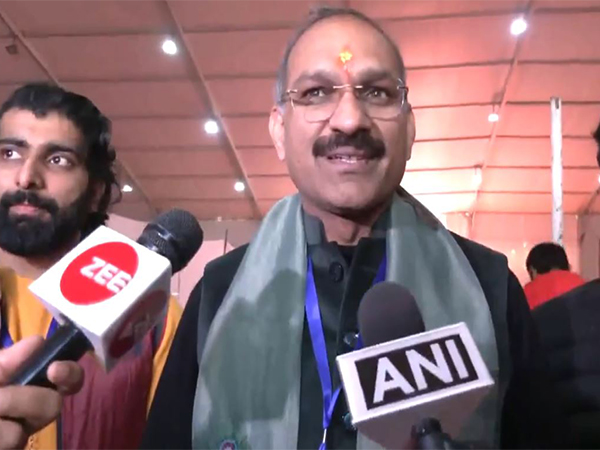  BJP candidate from RK Puram, Anil Sharma (Photo/ANI)