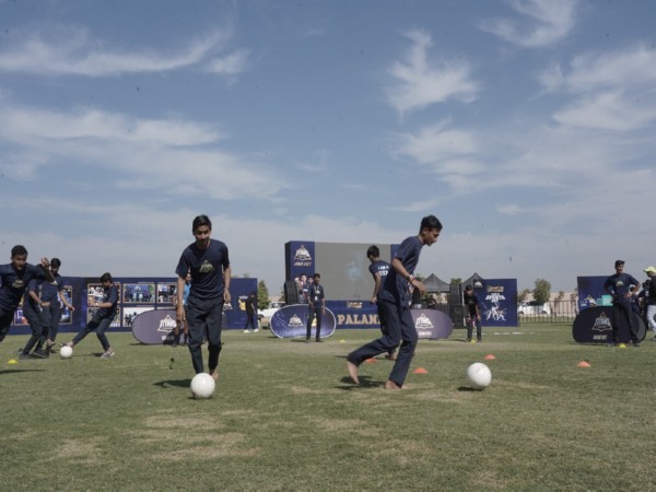 Junior Titans in action in Palanpur. (Picture: Gujarat Titans)