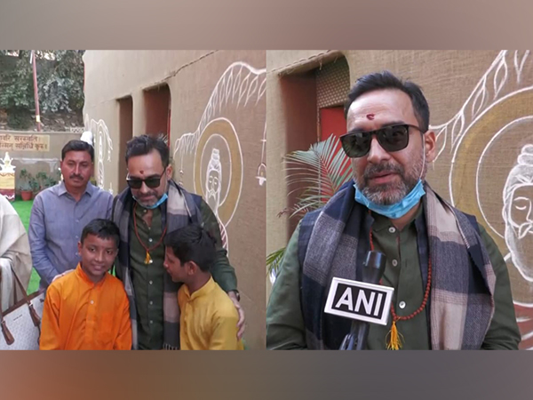 Pankaj Tripathi visits Maha Kumbh (Photo/ANI)