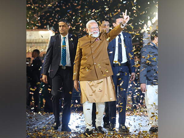 Prime Minister Narendra Modi at BJP headquarters (Photo/@BJP4India)