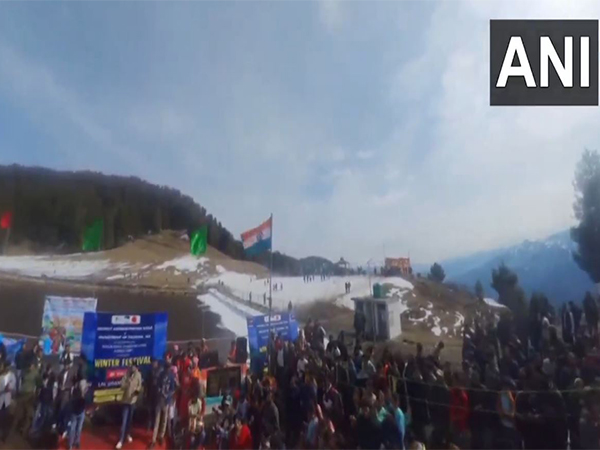 Aerial view of the Winter Festival in Doda (Photo/ANI)