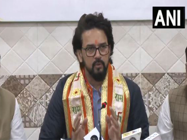 BJP MP Anurag Thakur (Photo/ANI)