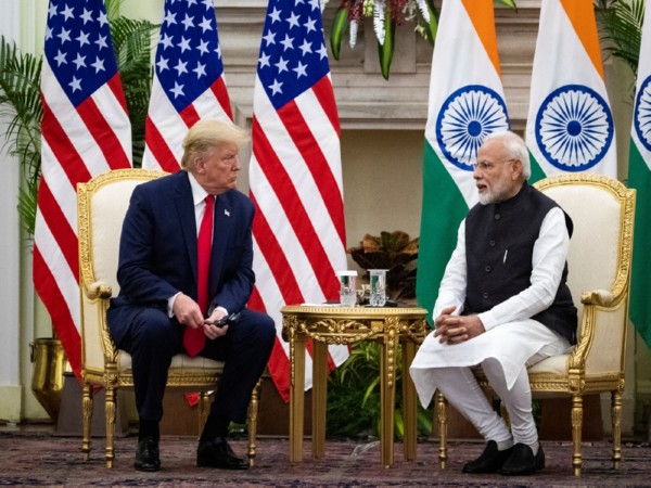 US President Donald Trump wirth Prime Minister Narendra Modi (Image/Reuters)
