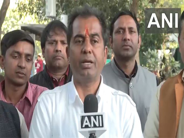 Anil Jha,AAP's winning candidate from the Kirari Assembly constituency (Photo/ANI)