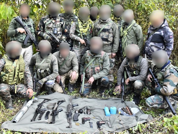 Weapons recovered during joint operations. (Photo/PRO of Spear Corps Indian Army)