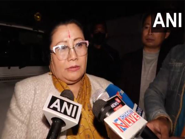 Manipur BJP President  A Sharda Devi (Photo/ANI)