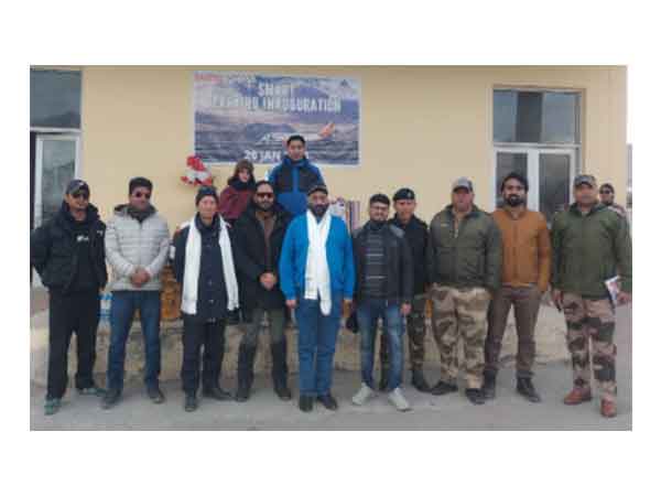 Inauguration attended by Airport Authority officials, CISF, Leh Police and parking operator Barrel Scope Solution Pvt Ltd