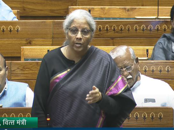 Finance Minister Nirmala Sitharaman in Lok Sabha (Photo/ Sansad TV)