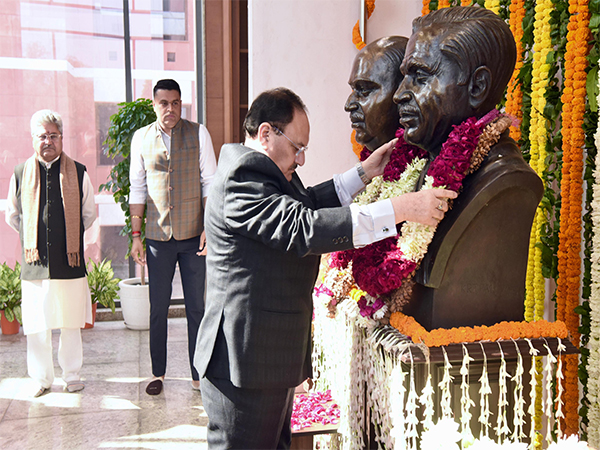 BJP president JP Nadda pays tribute (Photo/X@JPNadda)